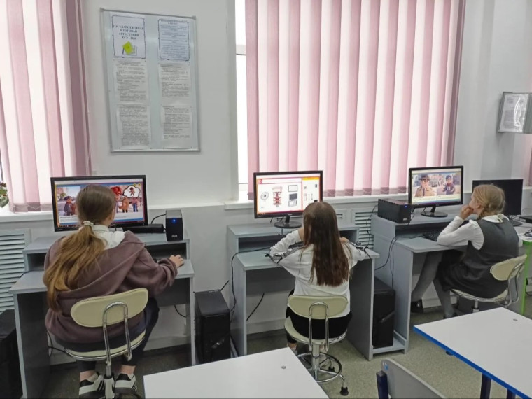 "Урок Цифры" в Снежской гимназии