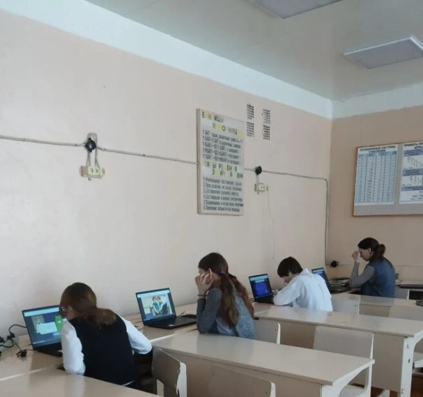 Обучающиеся МБОУ Слободищенской СОШ приняли участие в Уроке цифры.